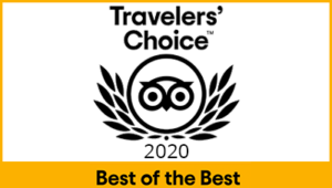 Tripadvisor 2020 Travelers Choice!